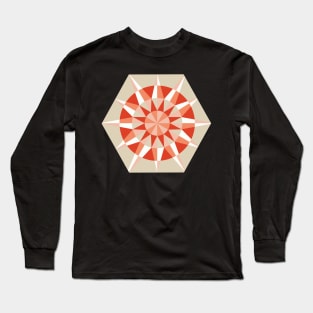 kaleidoscope Salmon Long Sleeve T-Shirt